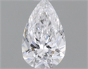 Diamante Natural 0.24 quilates, De pera , Color D, claridad VVS2 y certificado GIA
