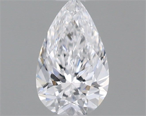 Foto Diamante Natural 0.24 quilates, De pera , Color D, claridad VVS2 y certificado GIA de