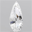 Natural Diamond 3.01 Carats, Pear with  Cut, D Color, SI1 Clarity and Certified by GIA