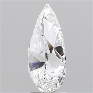 Foto Diamante Natural 3.01 quilates, De pera , Color D, claridad SI1 y certificado GIA de