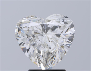 Picture of Natural Diamond 3.00 Carats, Heart with  Cut, H Color, SI2 Clarity and Certified by GIA