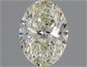 Natural Diamond 1.51 Carats, Oval with  Cut, M Color, VVS1 Clarity and Certified by GIA