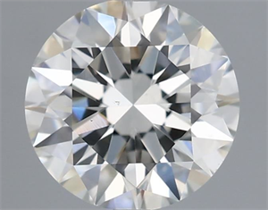 Picture of Natural Diamond 1.06 Carats, Round with Excellent Cut, J Color, VS2 Clarity and Certified by GIA