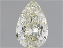 Natural Diamond 1.00 Carats, Pear with  Cut, L Color, SI1 Clarity and Certified by GIA