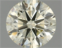 Natural Diamond 0.50 Carats, Round with Excellent Cut, M Color, SI2 Clarity and Certified by IGI