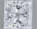 Natural Diamond 0.27 Carats, Princess with  Cut, D Color, VS2 Clarity and Certified by GIA