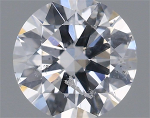 Picture of Natural Diamond 0.70 Carats, Round with Very Good Cut, D Color, I1 Clarity and Certified by GIA