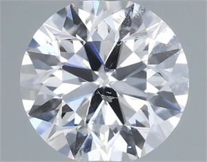 Picture of Natural Diamond 0.70 Carats, Round with Very Good Cut, D Color, SI2 Clarity and Certified by IGI