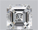 Natural Diamond 1.02 Carats, Asscher with  Cut, F Color, SI2 Clarity and Certified by GIA