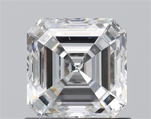 Foto Diamante Natural 1.02 quilates, Asscher , Color F, claridad SI2 y certificado GIA de