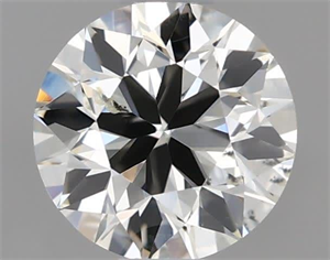 Picture of Natural Diamond 0.70 Carats, Round with Very Good Cut, I Color, SI1 Clarity and Certified by IGI