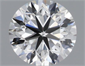 Diamante Natural 0.45 quilates, Redondo , Color H, claridad VVS1 y certificado GIA