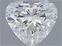 Natural Diamond 0.40 Carats, Heart with  Cut, G Color, VS2 Clarity and Certified by GIA