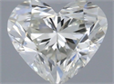 Natural Diamond 0.41 Carats, Heart with  Cut, J Color, VS1 Clarity and Certified by GIA