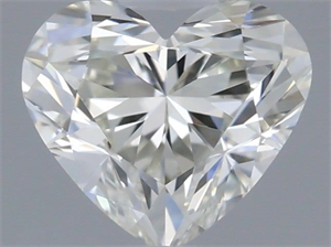 Picture of Natural Diamond 0.41 Carats, Heart with  Cut, J Color, VS1 Clarity and Certified by GIA