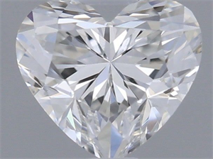 Picture of Natural Diamond 0.30 Carats, Heart with  Cut, F Color, VS1 Clarity and Certified by GIA
