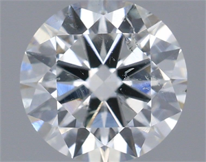 Picture of Natural Diamond 0.71 Carats, Round with Excellent Cut, F Color, SI2 Clarity and Certified by IGI