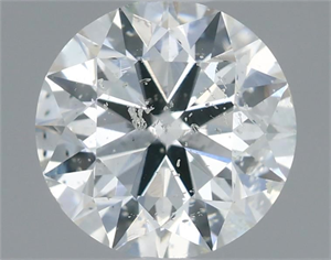 Picture of Natural Diamond 0.70 Carats, Round with Excellent Cut, G Color, I1 Clarity and Certified by IGI