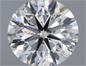 Natural Diamond 0.70 Carats, Round with Excellent Cut, G Color, SI2 Clarity and Certified by IGI