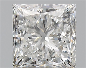 Picture of Natural Diamond 1.02 Carats, Princess with  Cut, G Color, VS1 Clarity and Certified by GIA