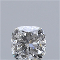 Natural Diamond 0.41 Carats, Cushion with  Cut, D Color, VS2 Clarity and Certified by GIA