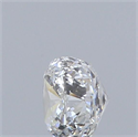 Natural Diamond 0.44 Carats, Cushion with  Cut, E Color, VVS2 Clarity and Certified by GIA