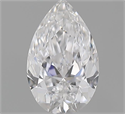 Natural Diamond 0.80 Carats, Pear with  Cut, D Color, VVS1 Clarity and Certified by GIA