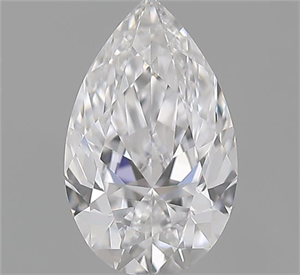 Picture of Natural Diamond 0.80 Carats, Pear with  Cut, D Color, VVS1 Clarity and Certified by GIA