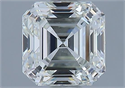 Natural Diamond 0.85 Carats, Asscher with  Cut, I Color, VVS1 Clarity and Certified by GIA