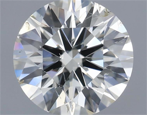 Foto Diamante Natural 0.70 quilates, Redondo , Color H, claridad SI2 y certificado IGI de