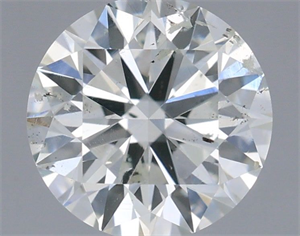 Foto Diamante Natural 0.70 quilates, Redondo , Color H, claridad SI2 y certificado IGI de