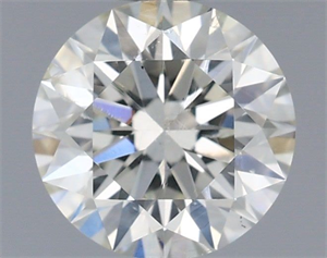 Picture of Natural Diamond 0.70 Carats, Round with Excellent Cut, H Color, SI2 Clarity and Certified by IGI