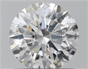 Natural Diamond 0.80 Carats, Round with Excellent Cut, E Color, SI2 Clarity and Certified by HRD