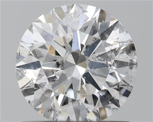 Picture of Natural Diamond 0.80 Carats, Round with Excellent Cut, E Color, SI2 Clarity and Certified by HRD