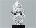 Natural Diamond 1.63 Carats, Marquise with  Cut, D Color, VVS1 Clarity and Certified by GIA