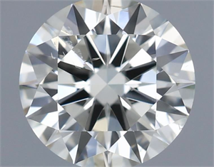 Foto Diamante Natural 0.70 quilates, Redondo , Color I, claridad SI1 y certificado IGI de