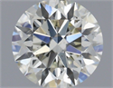 Natural Diamond 0.71 Carats, Round with Excellent Cut, I Color, SI1 Clarity and Certified by IGI