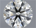 Natural Diamond 0.70 Carats, Round with Excellent Cut, I Color, SI1 Clarity and Certified by IGI