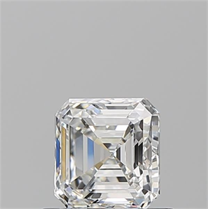 Foto Diamante Natural 0.74 quilates, Asscher , Color F, claridad VVS2 y certificado GIA de
