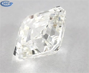 Foto Diamante Natural 1.35 quilates, Asscher , Color J, claridad VVS2 y certificado GIA de