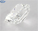 Natural Diamond 0.91 Carats, Radiant with  Cut, H Color, VVS2 Clarity and Certified by GIA