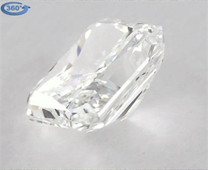 Picture of Natural Diamond 0.91 Carats, Radiant with  Cut, H Color, VVS2 Clarity and Certified by GIA