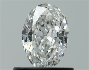Picture of Natural Diamond 0.50 Carats, Oval with  Cut, F Color, SI1 Clarity and Certified by GIA