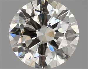 Picture of Natural Diamond 3.01 Carats, Round with Excellent Cut, K Color, IF Clarity and Certified by GIA