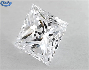Foto Diamante Natural 1.51 quilates, Princesa , Color F, claridad VS1 y certificado GIA de