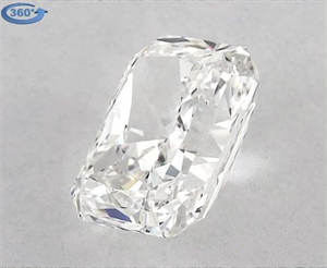 Picture of Natural Diamond 0.90 Carats, Radiant with  Cut, H Color, VS2 Clarity and Certified by GIA