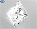 Diamante Natural 1.61 quilates, Princesa , Color F, claridad VS1 y certificado GIA
