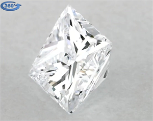 Picture of Natural Diamond 1.59 Carats, Princess with  Cut, F Color, VS2 Clarity and Certified by GIA