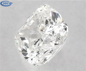Foto Diamante Natural 0.96 quilates, Del cojín , Color H, claridad SI1 y certificado GIA de