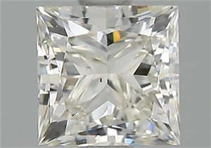 Picture of Natural Diamond 1.01 Carats, Princess with  Cut, K Color, VS2 Clarity and Certified by GIA